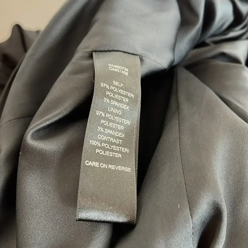 BCBG Paris Spaghetti Strap Litlle Black Dress Size 10